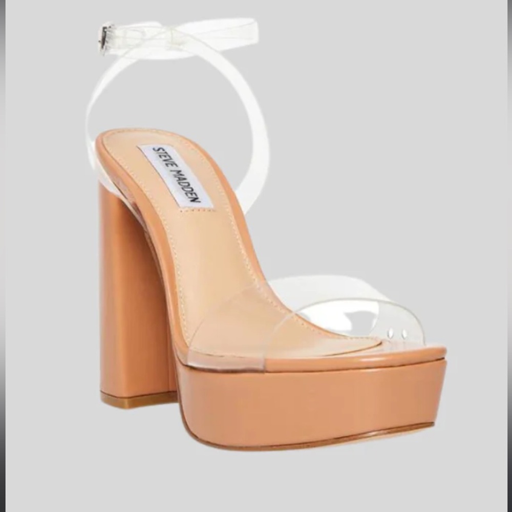 Lessa heels in Clear Paris